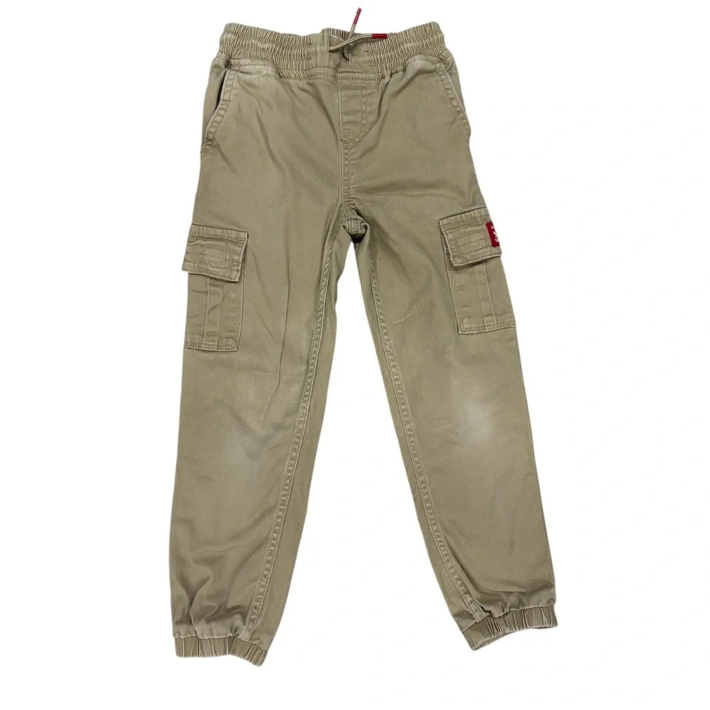 (B) Levi’s Khaki Jogger Pants (Boys) - Picture 1 of 9